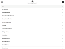 Tablet Screenshot of maskcraft.com